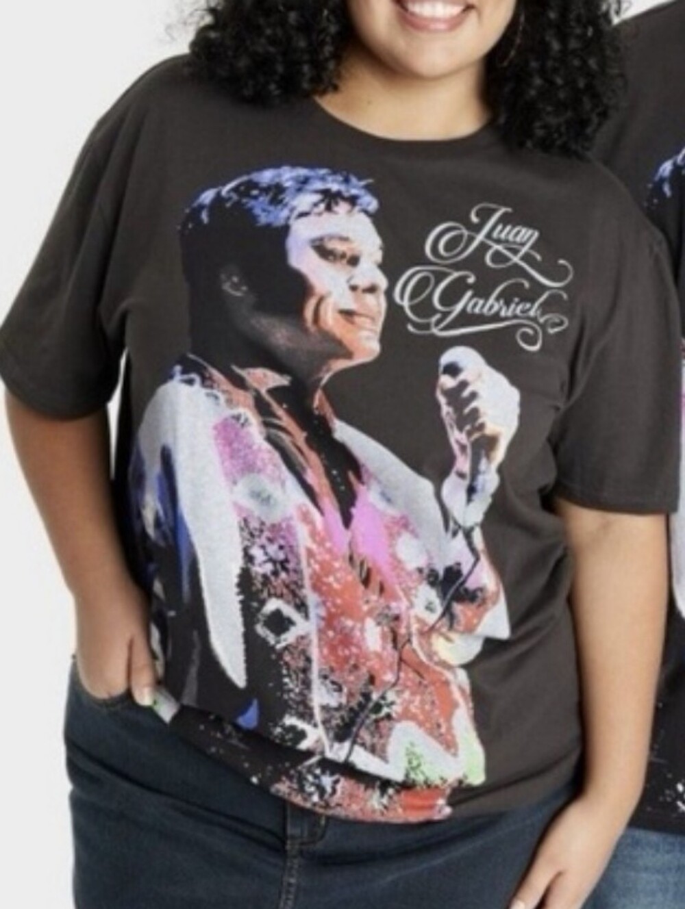 Juan Gabriel Graphic Tee Black M - Picture 7 of 7